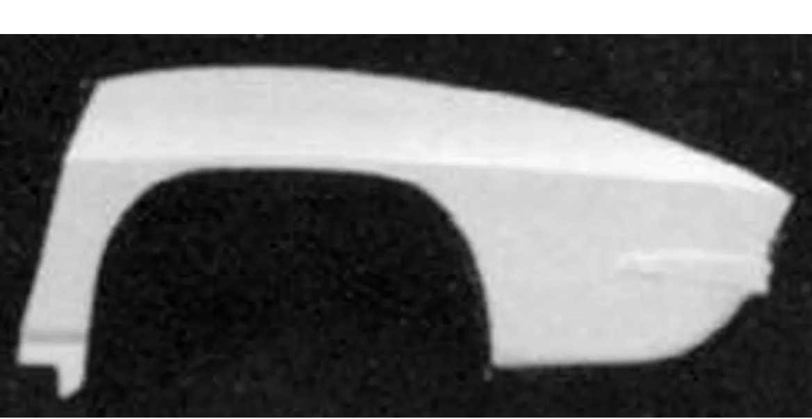 1963-1967 Corvette Rear Quarter Panel, RH
